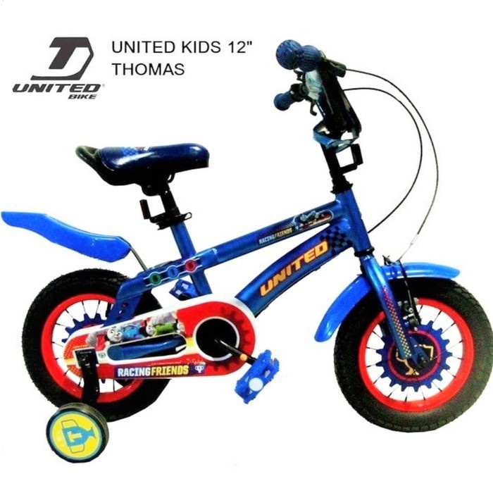 BMX United Thomas size 12 inch anak 2 3 4 tahun sepeda roda dua