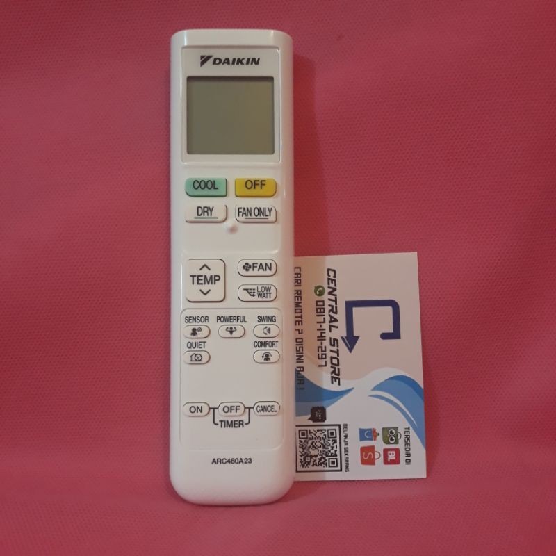 Remote AC Daikin ARC480A23 ORIGINAL