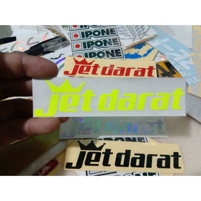 STICKER CUTTING JET DARAT STICKER MOTOR