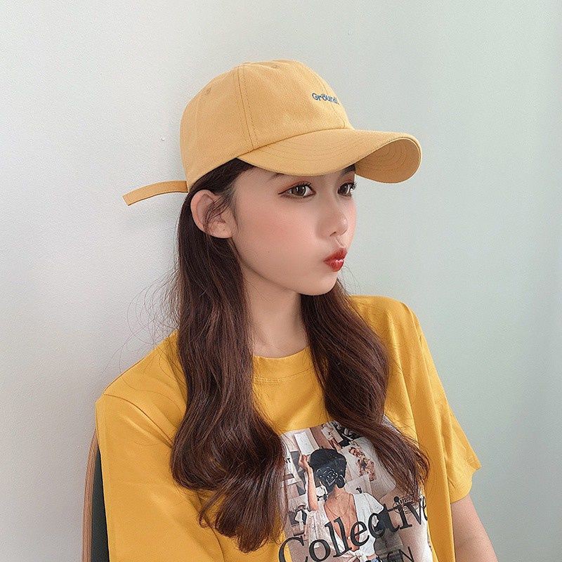 Letter Embroidery Baseball Cap Casual Trendy All-match