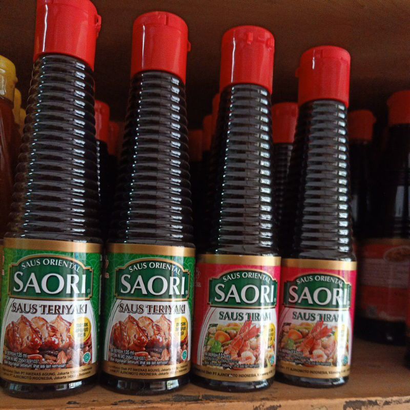 

Saori saos teriyaki, saos tiram 133ml