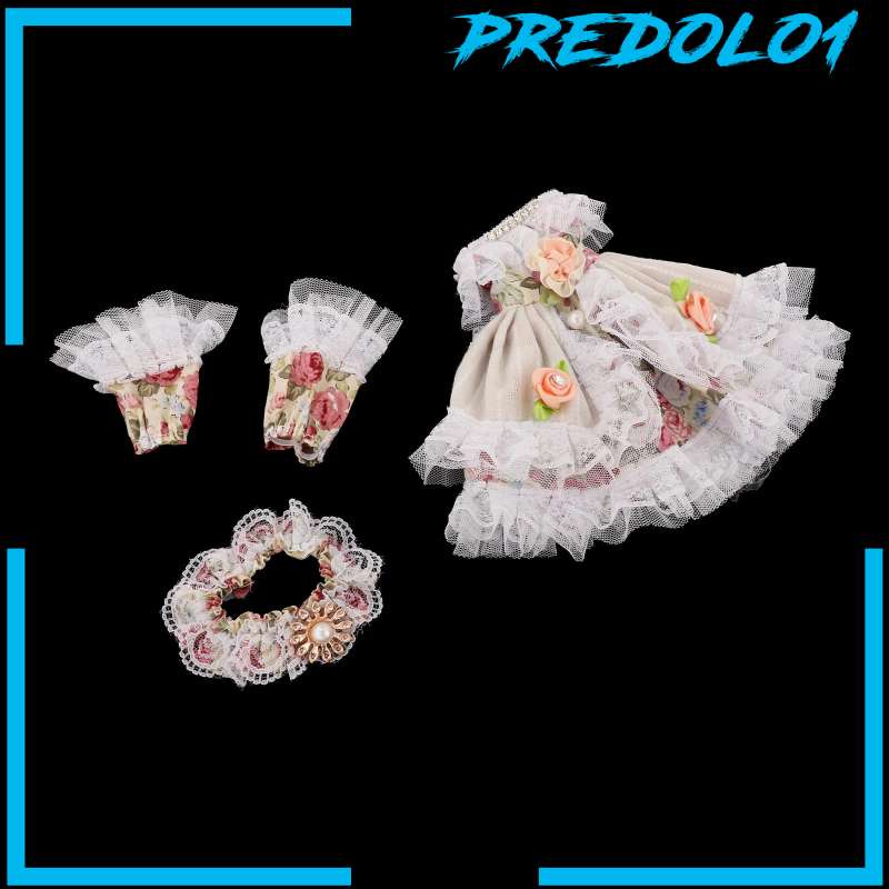 Predolo1 Dress Casual Aksesoris Boneka Bjd