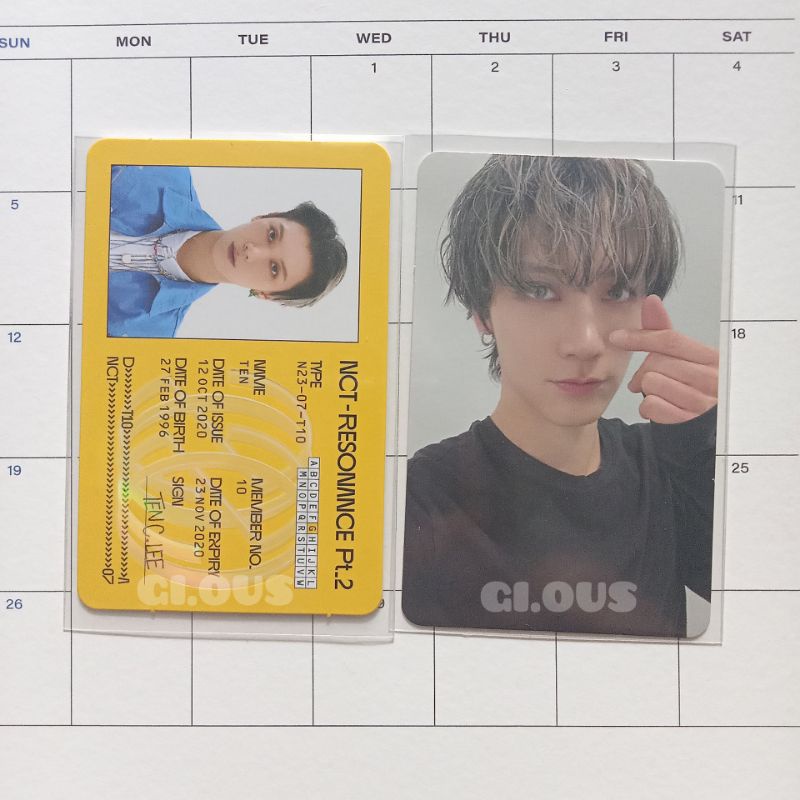PC TEN KIHNO ARRIVAL ID CARD TEN DEPARTURE RESONANCE NCT 2020 PAST FUTUREAC ACCESS YB TAKE OFF TAKE OVER THE MOON SEQUEL TOTM TOTMS KICK BACK SUPERM JOPPING SUPER ONE SYB