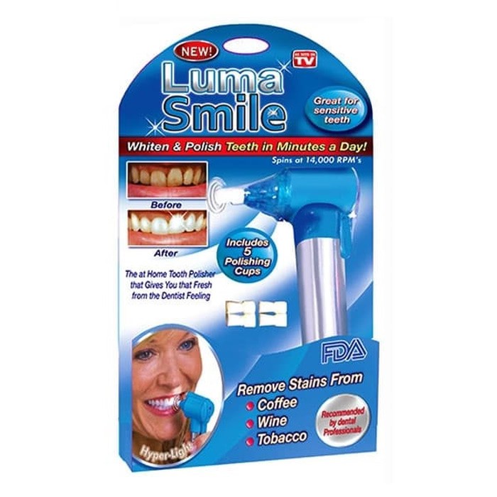 Luma Smile Penghilang Noda Gigi Alat Pembersih Karang Pemutih Gigi Whitening Teeth