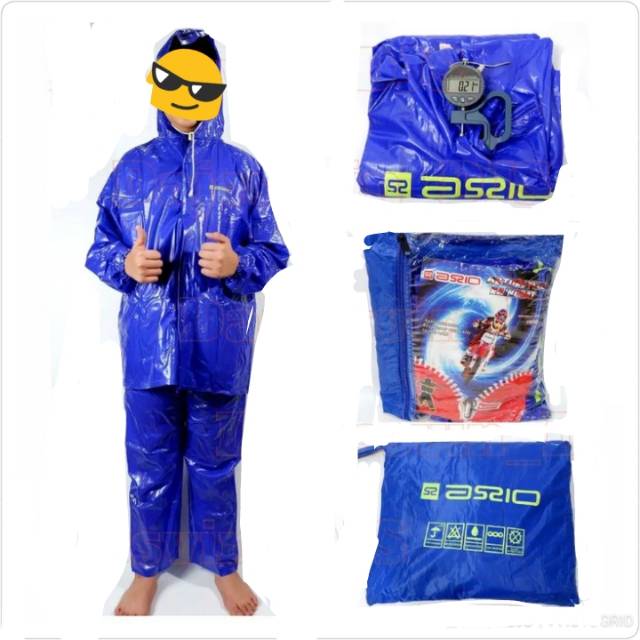 Jas Hujan AXIO KARET RUBBER RAINCOAT AXIO KARET 298 LIKE GMA - Mantel Mantol Setelan Jaket Celana Axio GMA