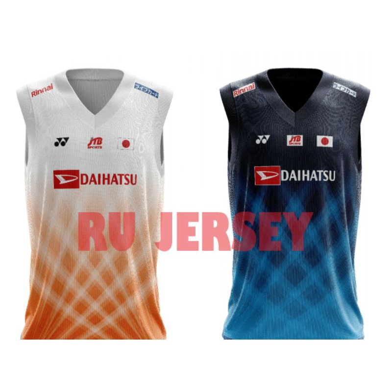 Jersey Badminton Japan Versi Singlet Full Printing