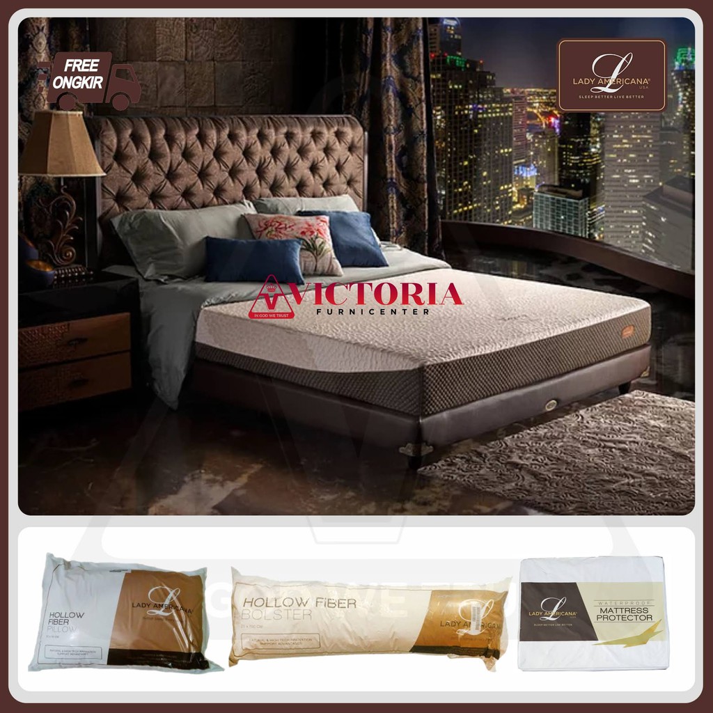 Lady Americana Legacy Kasur Saja 120 X 200 120x200 Matras Mattress Spring Bed Springbed Shopee Indonesia