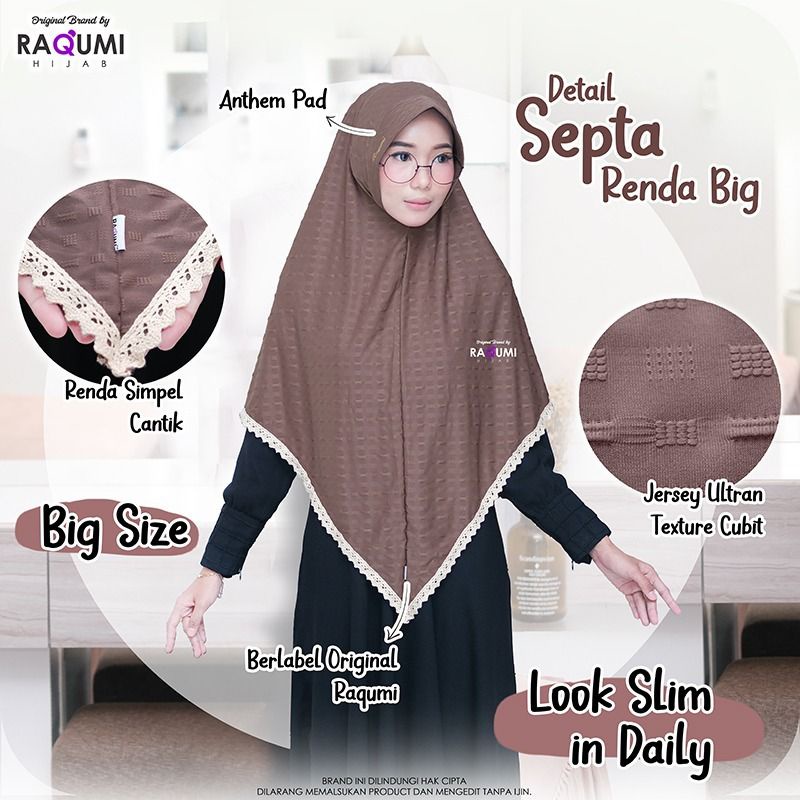 SEPTA RENDA BIG BY ORI RAQUMI HIJAB