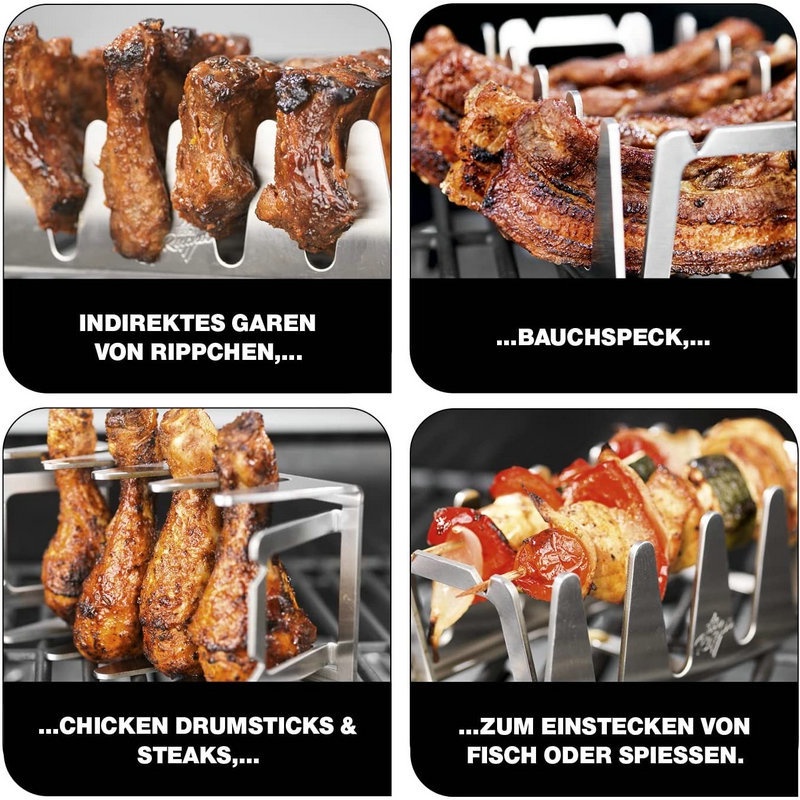 Rak Pemanggang Ayam Bahan Stainless Steel Untuk BBQ
