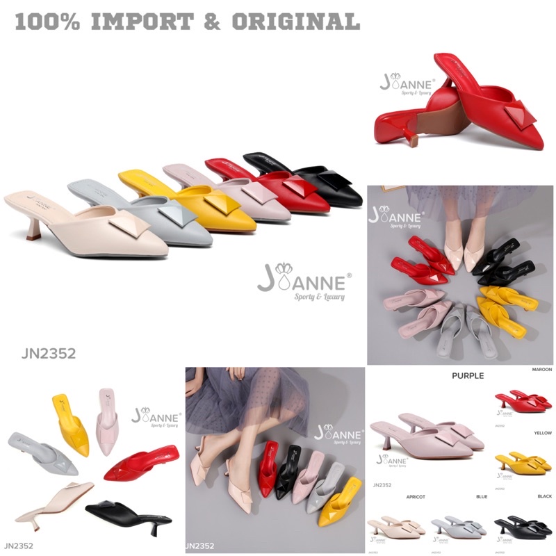 [ORIGINAL] JOANNE Elegant High Heels Shoes Sepatu Hak #JN2352