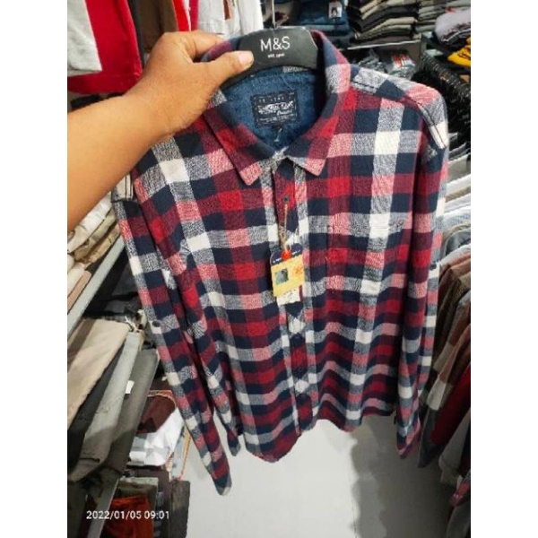 kemeja pria lengan panjang CARDINAL ORIGINAL slimfit