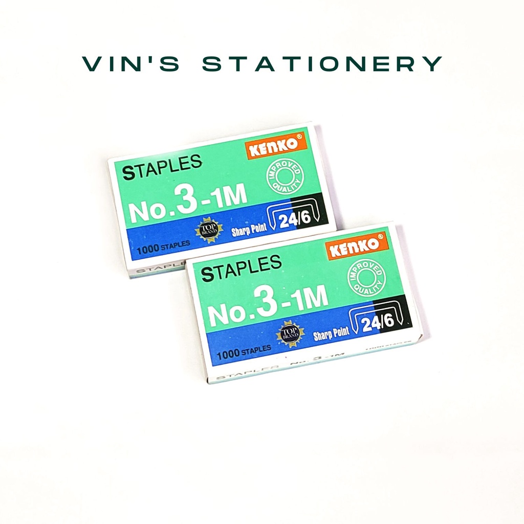 

ORIGINAL ISI STAPLER HD-50 / STAPLES NO.3-1M MERK KENKO