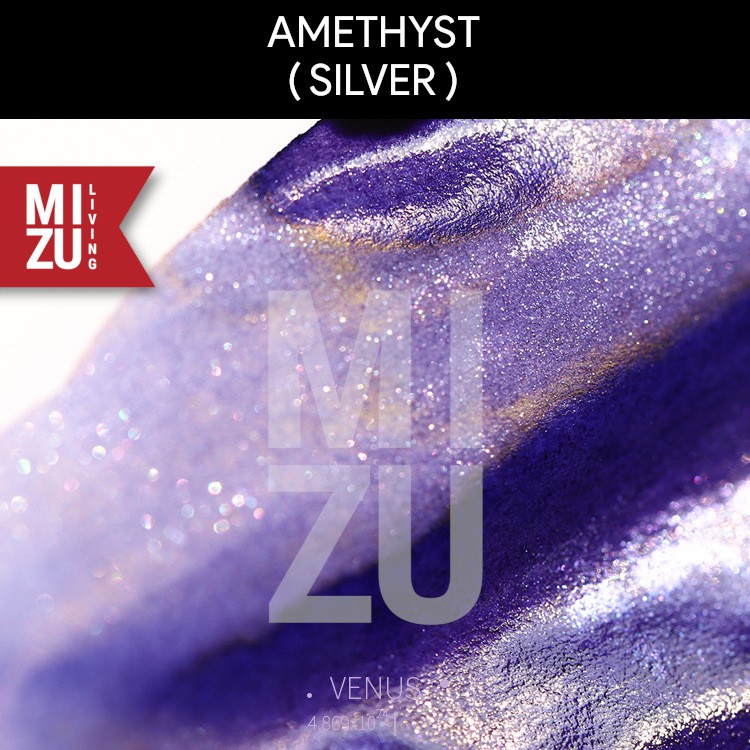 TRAMOL GOLD SERIES 25ml SHIMMERING Fountain Pen INK Tinta Glitter Emas Perak-AMETHYST S