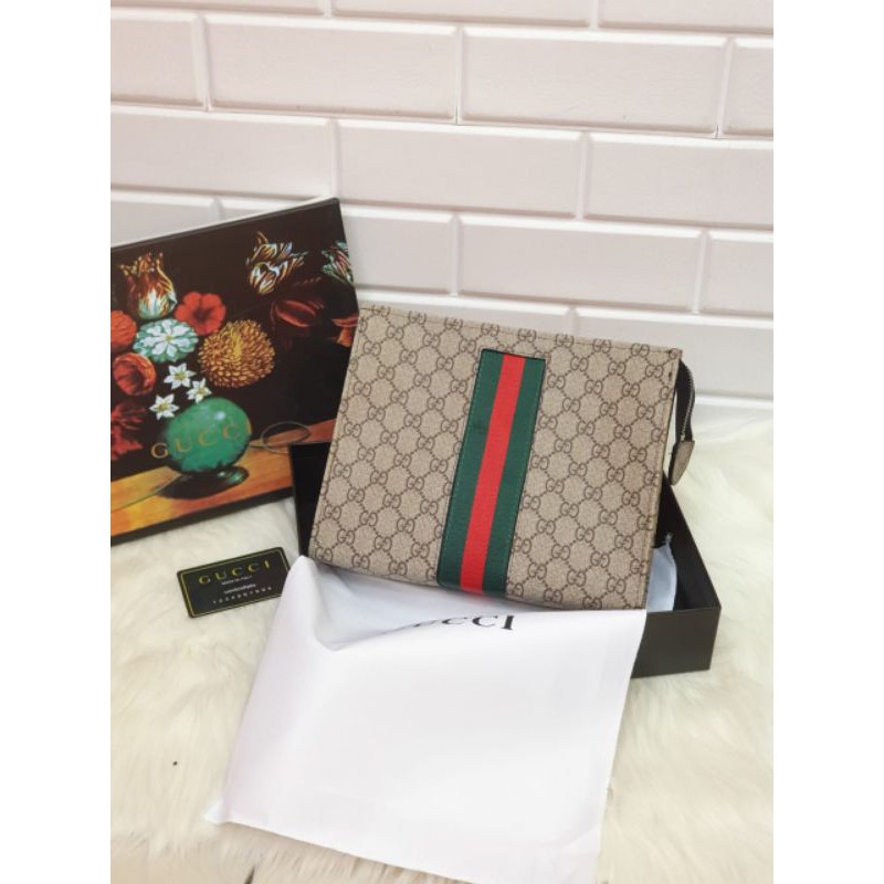 Clutch GUCCI TOILETRY BAG MIRROR free box