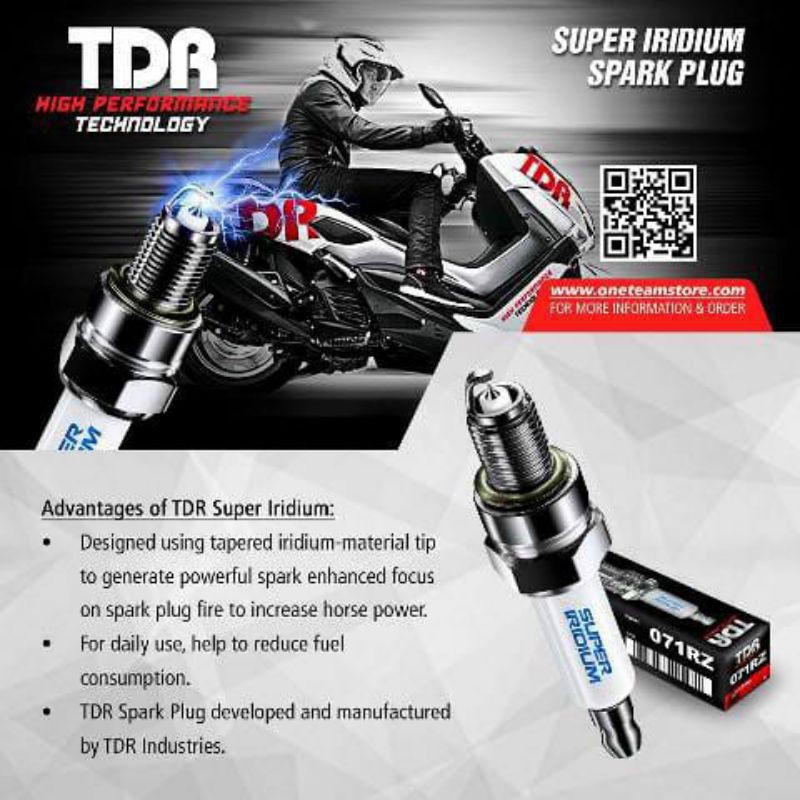 Busi Iridium TDR Racing All Motor Kualitas Bagus