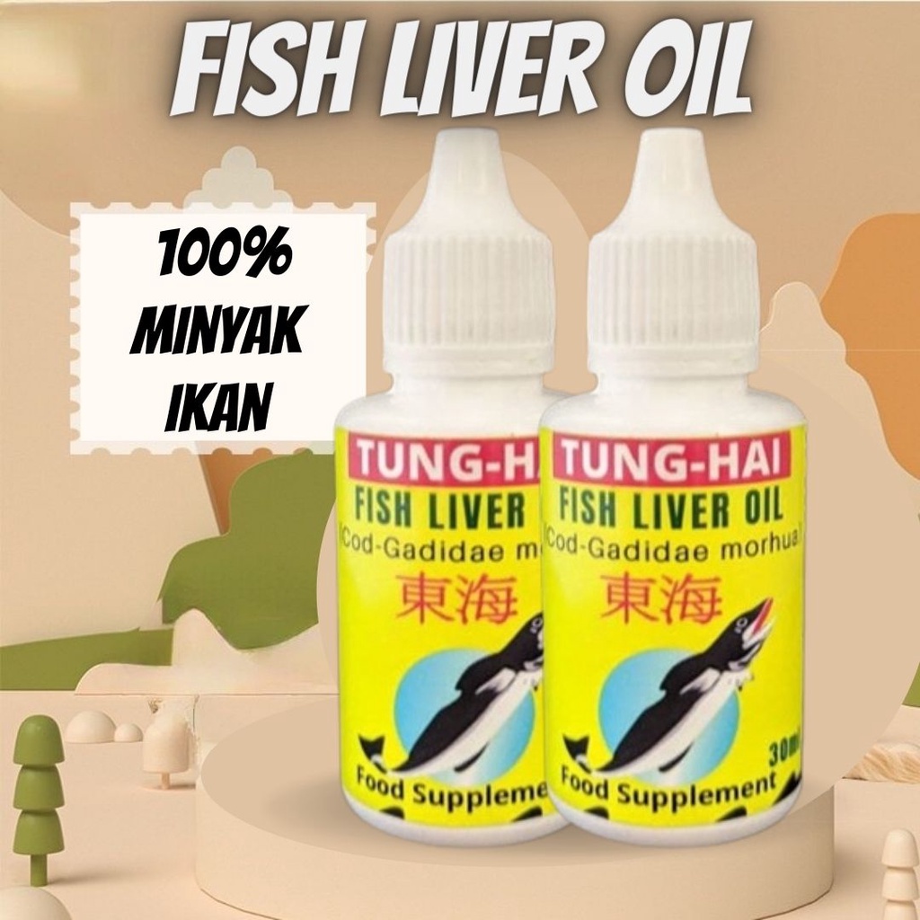 MINYAK IKAN SALMON / FISH liIVER OIL 30ml FEZONE