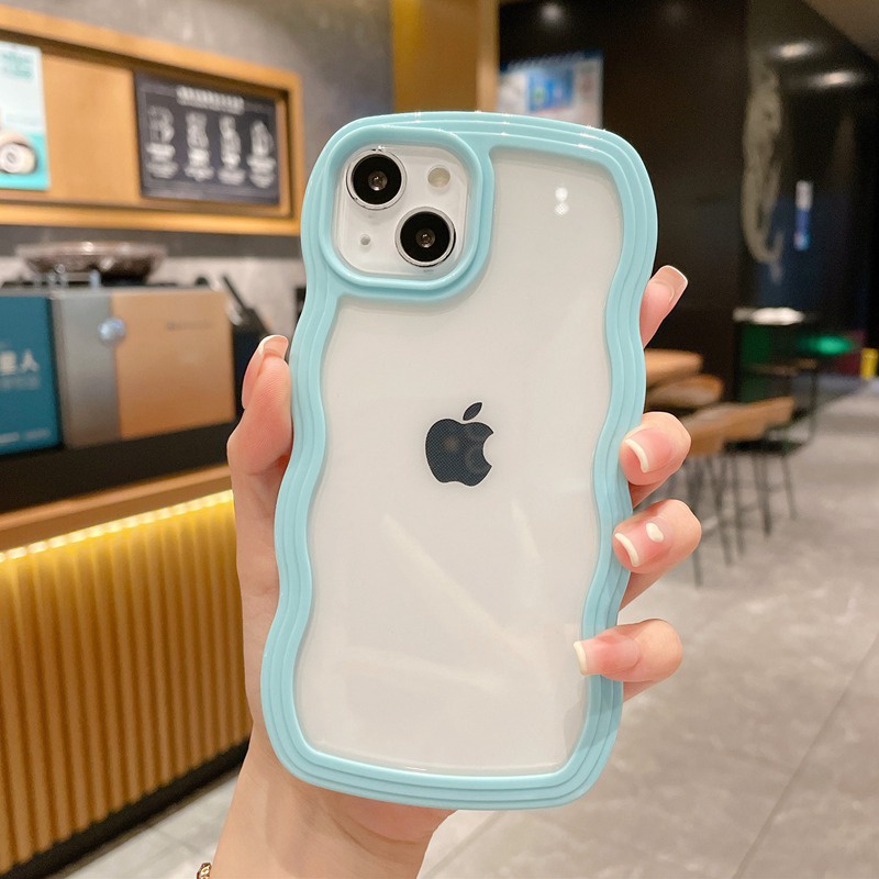 Soft Case Silikon Transparan 5 Warna Untuk Iphone 11 12 13 Pro Max Xr XS Max