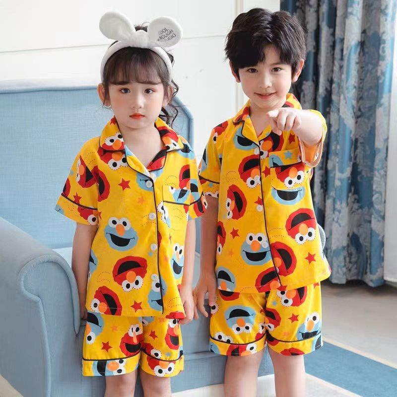 BAJU TIDUR PIYAMA ANAK LAKI LAKI / PEREMPUAN UNISEX KAOS IMPORT