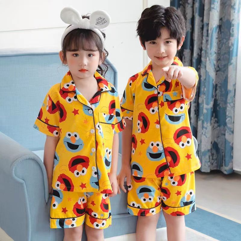 BAJU TIDUR PIYAMA ANAK LAKI LAKI / PEREMPUAN UNISEX KAOS IMPORT