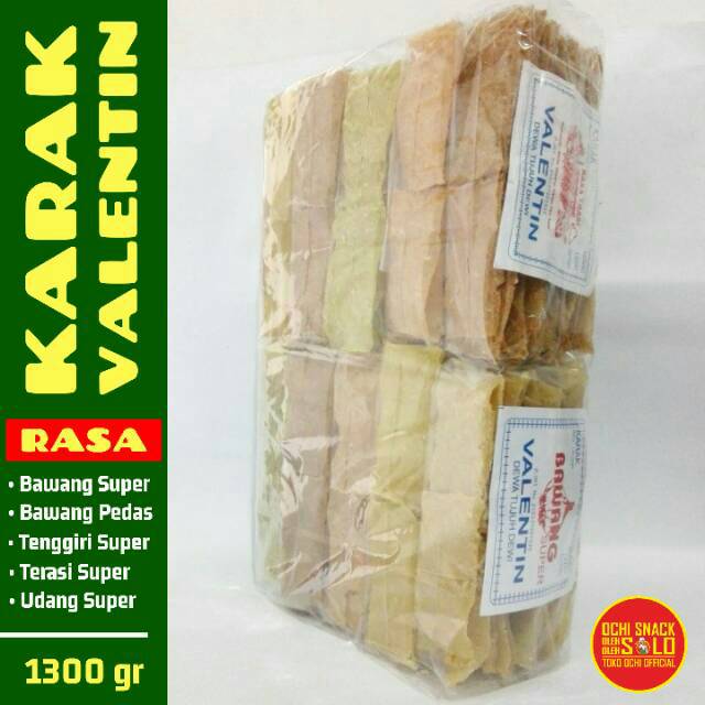 

KARAK VALENTIN DEWA TUJUH DEWI KHAS SOLO 1 BAL (10 BUNGKUS)