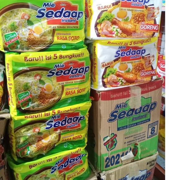 

Promo Terbatas MIE SEDAAP PAKET ISI 5 450g (5bks@90g) #tiktoktrend