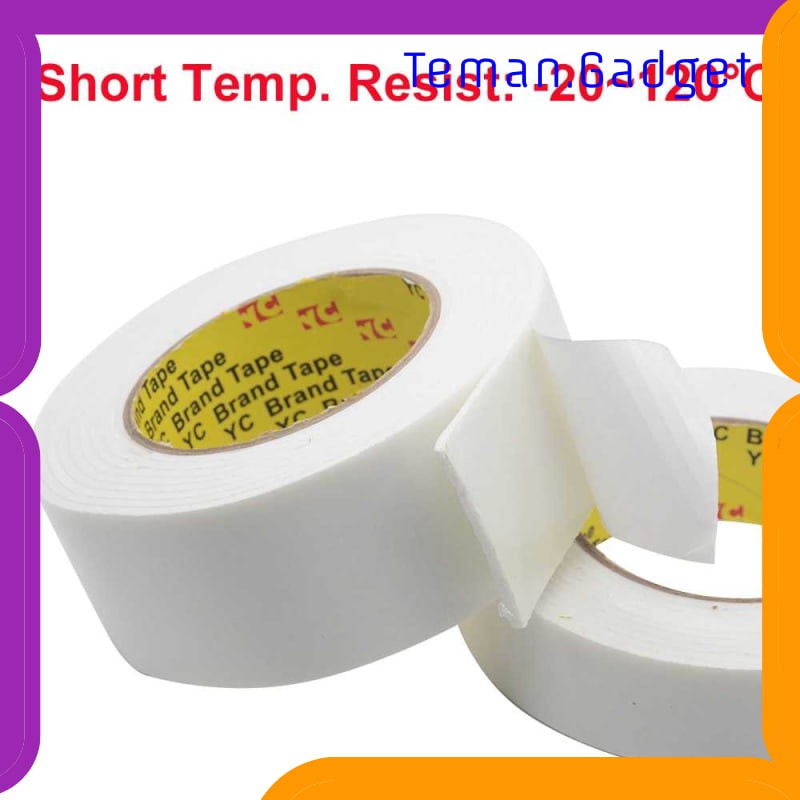 TG-DE429 YC PEREKAT DOUBLE TAPE ACRYLIC ADHESIVE NO TRACE STICKER J4703