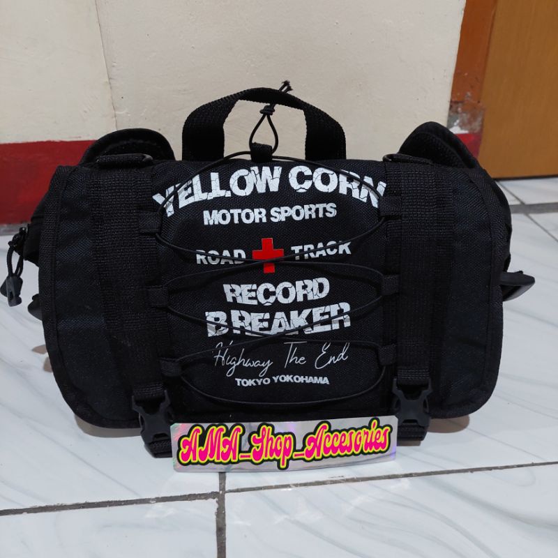 waistbag yellow corn replika tas pinggang yellow corn