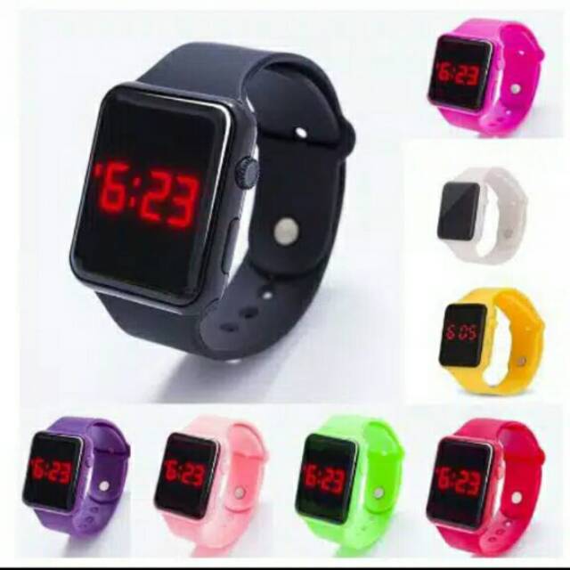  Jam  Tangan Led  Digital jam led  kotak Shopee Indonesia