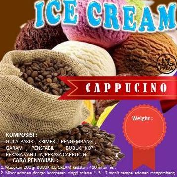 

Buruan beli] BUBUK ES KRIM / BUBUK ES KRIM RASA CAPPUCINO 1KG / BUBUK ICE CREAM