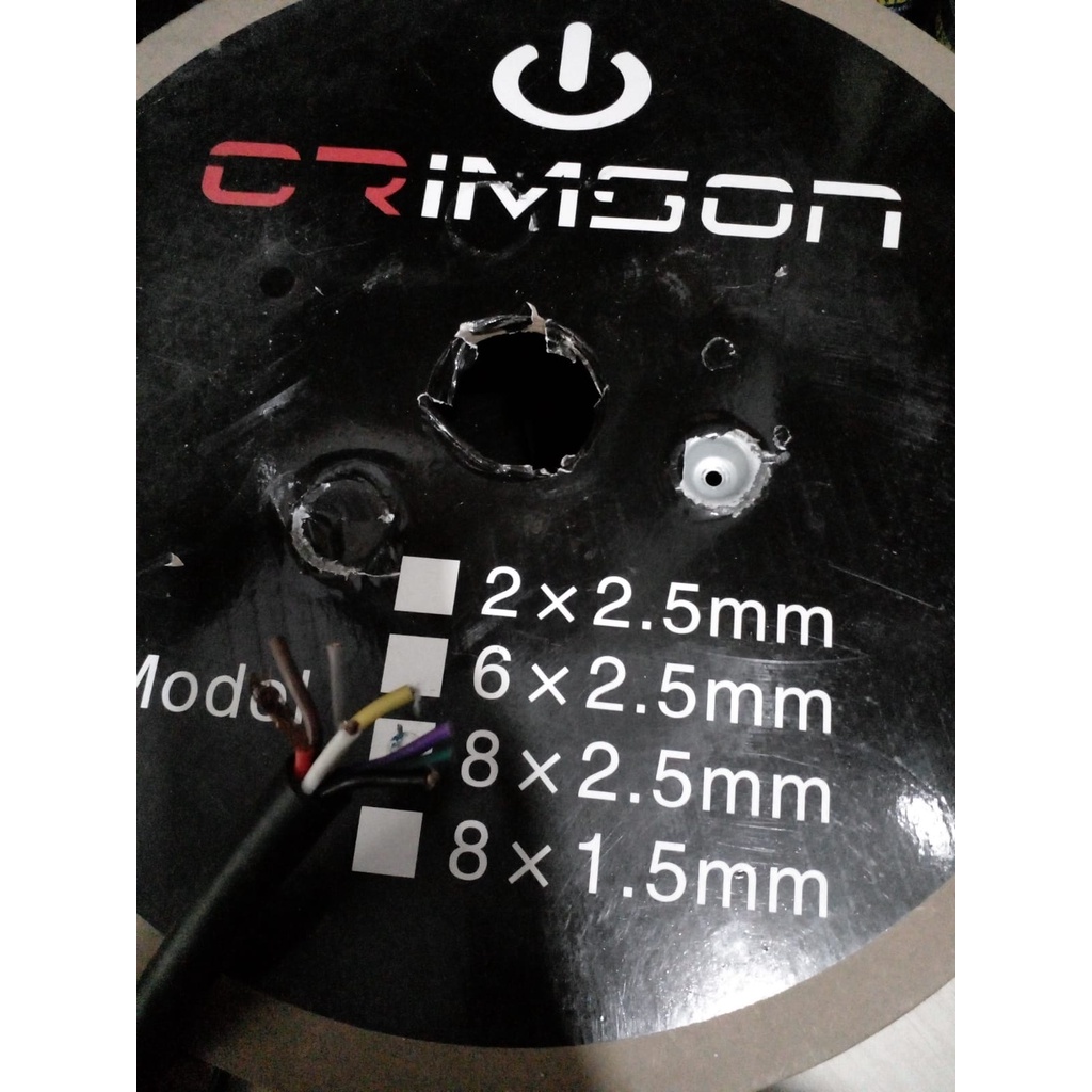 KABEL CRIMSON 8 X 2.5 kabel speaker crimson ukuran 8 x 2.5 meteran