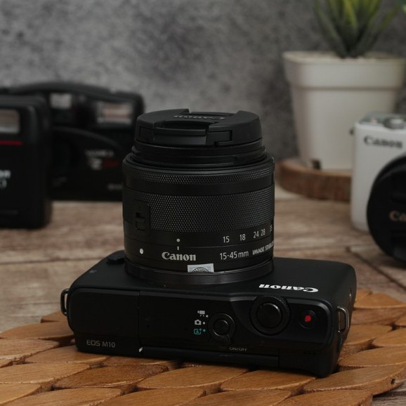 Canon M10 Lensa Kit - Mirrorless Wifi Entry Level- Setara Kamera XA3 M100 A5000-2