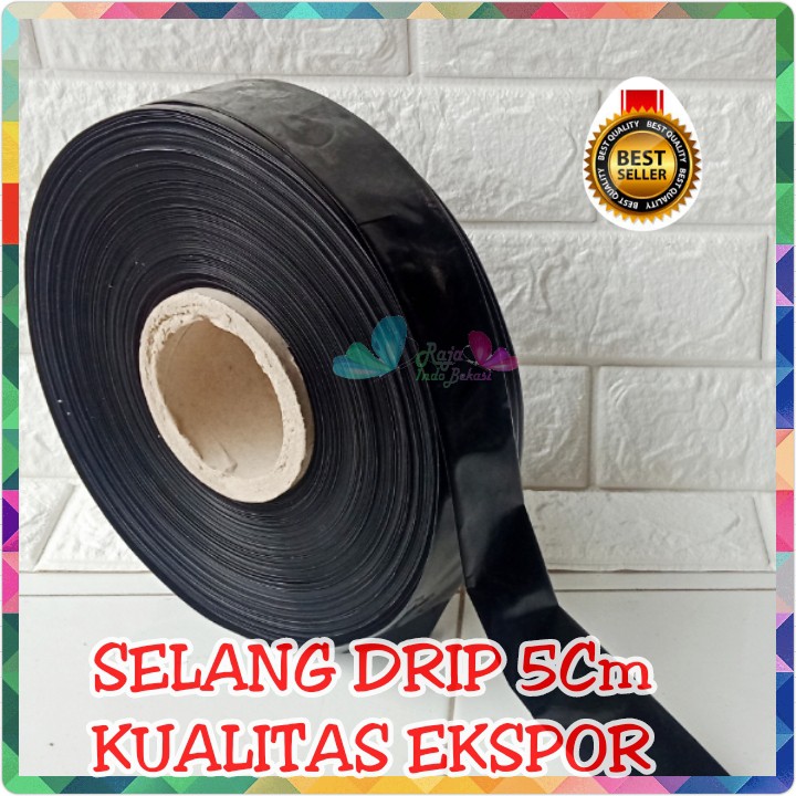 1 Rol Selang Drip 5 Mm X 10 Micron X 250 Meter Kualitas Bagus Ekport - Selang Plastik Drip 5MM