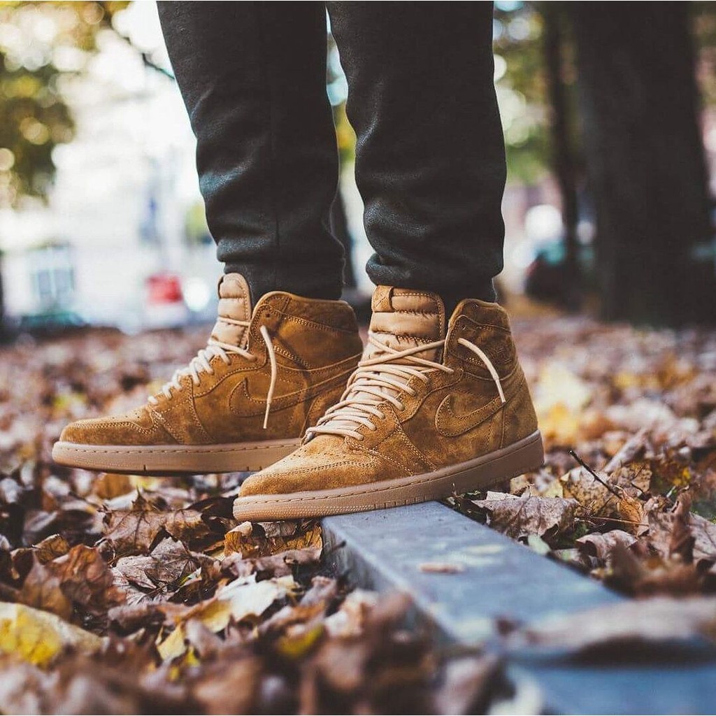 air jordan 1 high wheat