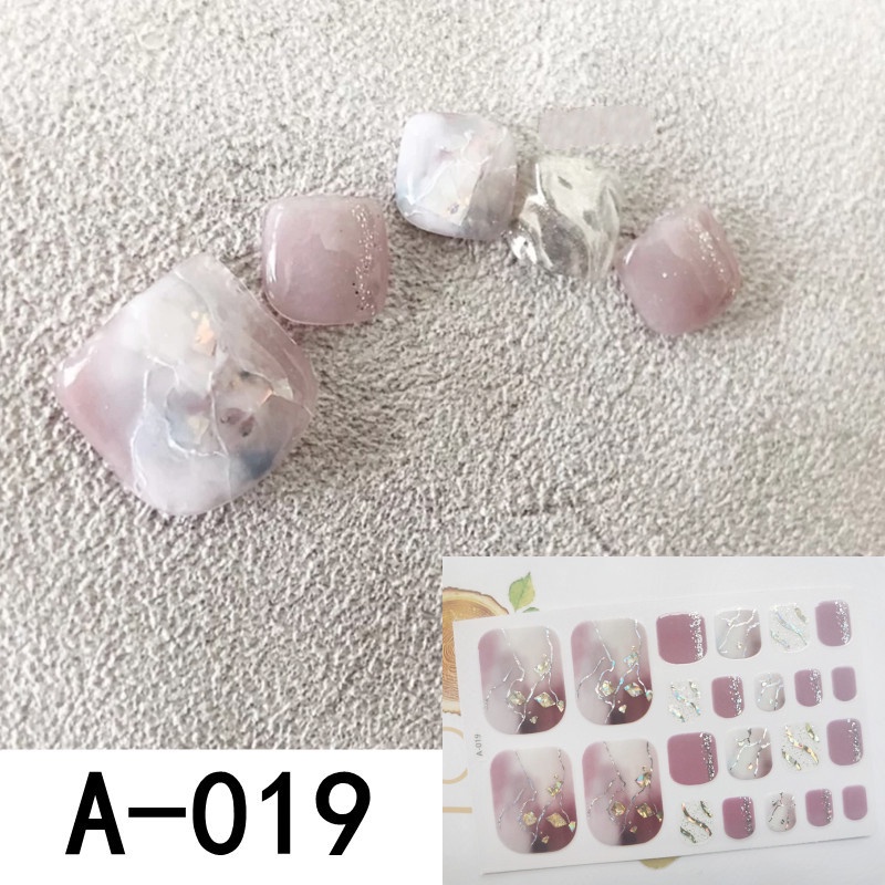 22Pcs / Stiker kuku kaki / Set Stiker Kuku / Stiker Kuku Murah / Nail Art Sticker / Nail Art &amp; Sticker A Series