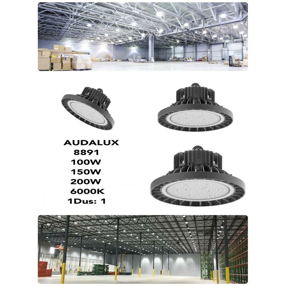 Lampu HIGHBAY UFO lampu gantung highbay 200watt audalux