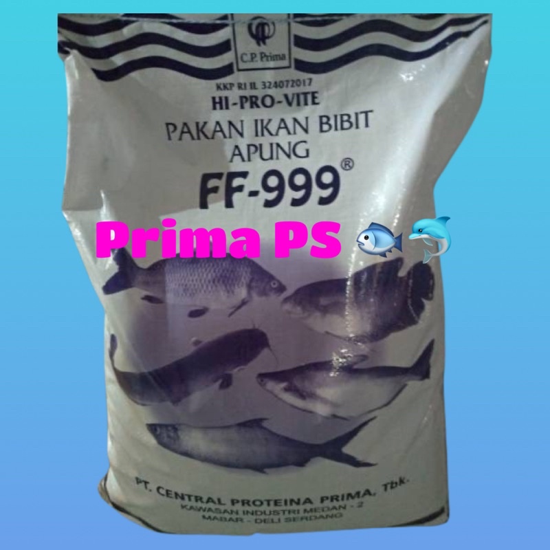 FF 999 PAKAN IKAN BIBIT APUNG REPACK 500 gram