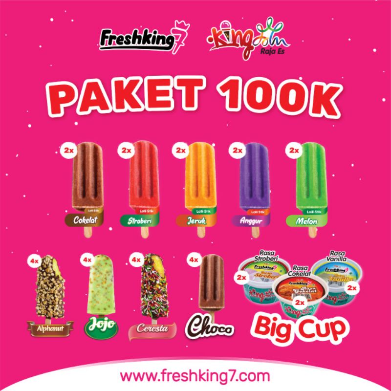 

Es Krim Lolli Stik & Cup - Freshking7 (Paket 100rb)