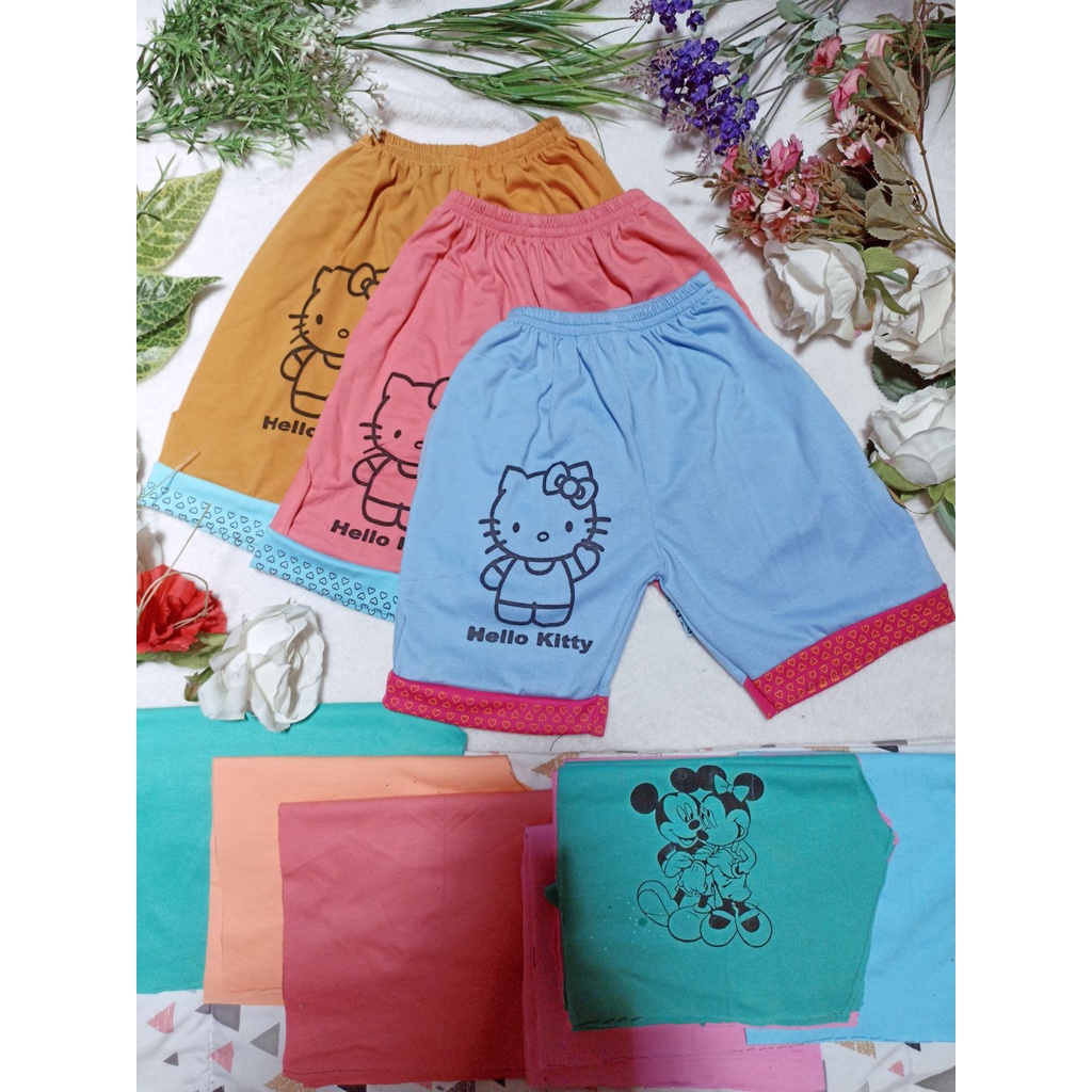 CELANA ANAK CEWEK PENDEK JOGER SANTAI HARIAN KODIAN LUSINAN MURAH