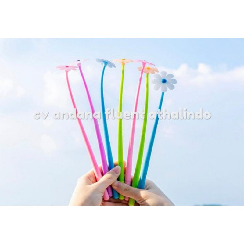 

pulpen imut pulpen bunga pulpen gel motif bunga