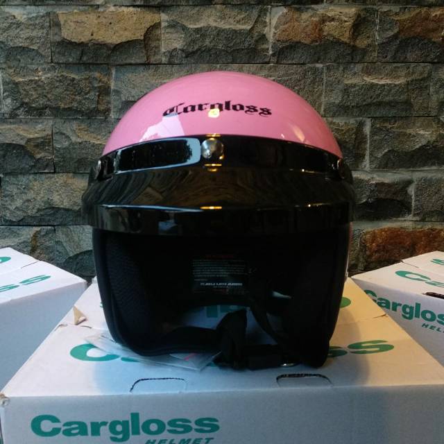 Helm Cargloss pink glossy