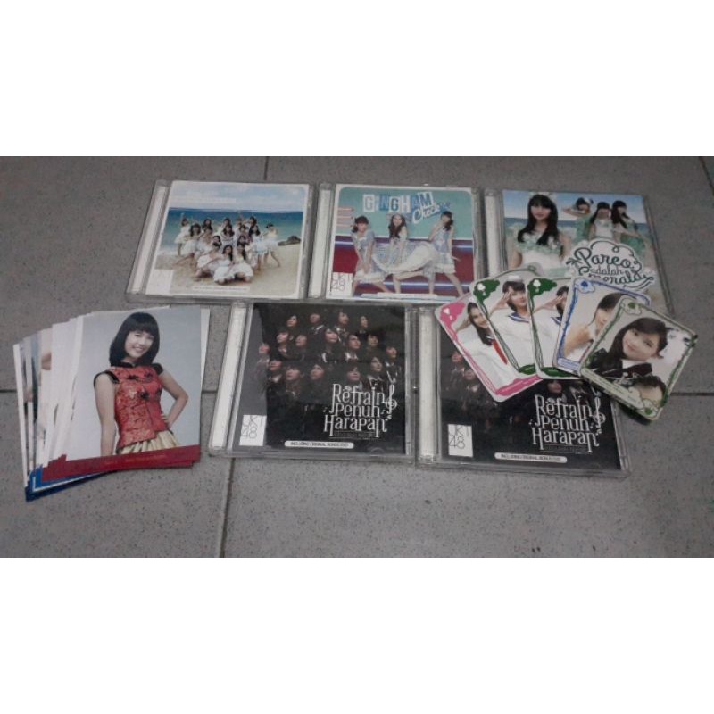 ALBUM JKT48 [BONUS PHOTOCARD] PAREO / GINGHAM CHECK / REFRAIN