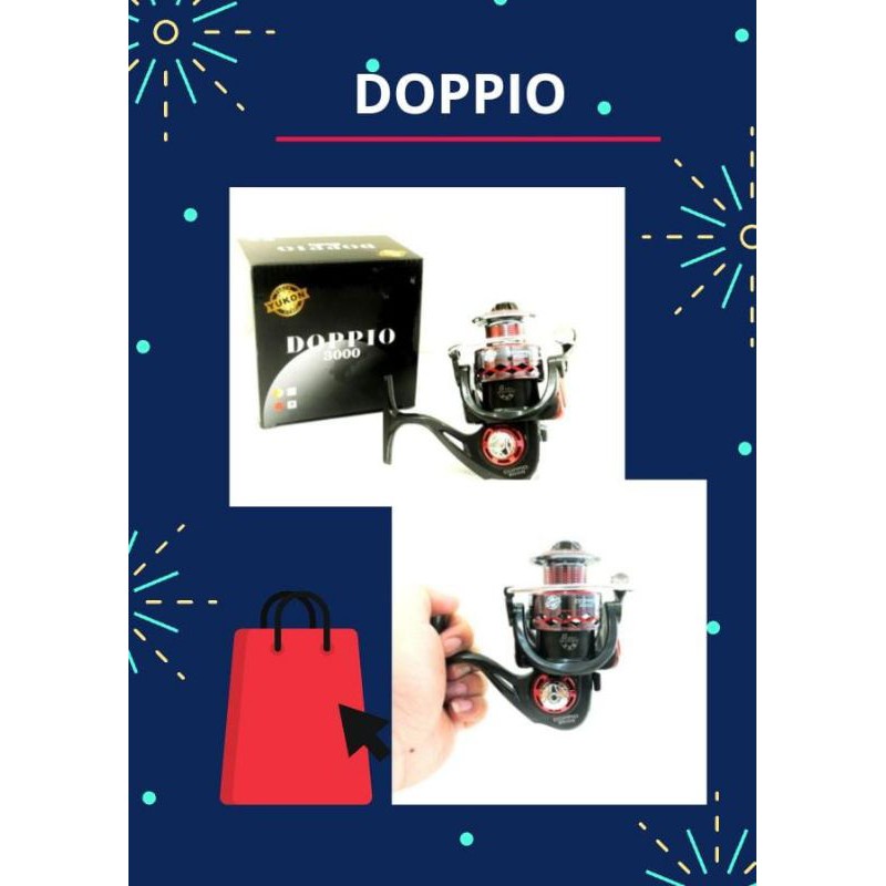 Reel Pancing Laut [8 Bearing] Yukon DOPPIO 1000-6000