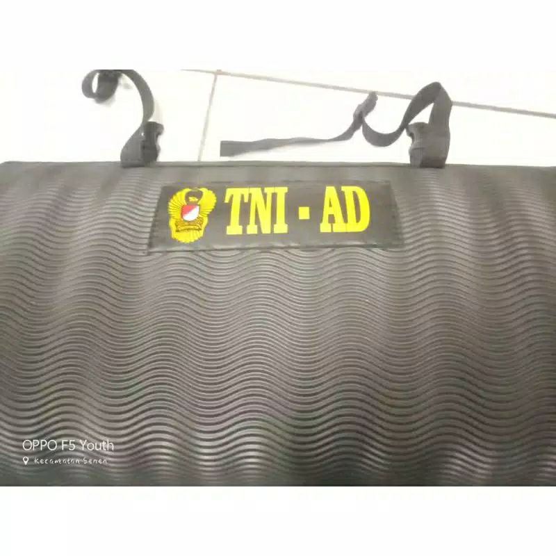 Matras TNI AD |Matras Camping |Rolling bed TNI AD hitam