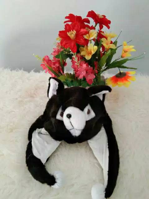 Topi animal hat kucing hitam