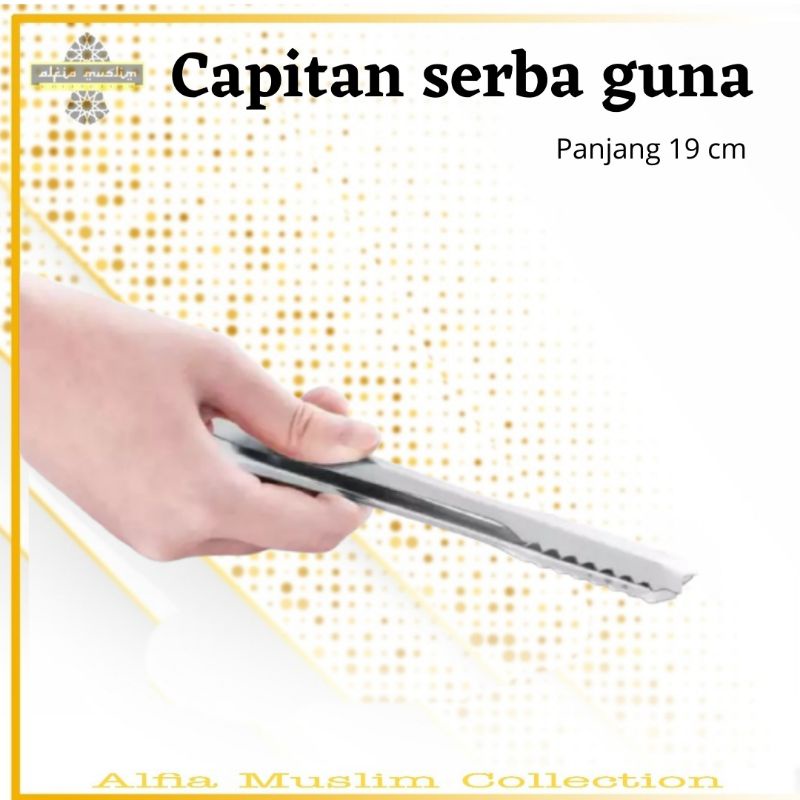 Capitan / Penjepit / Jepitan Spatula Areng Buhur Kue dll