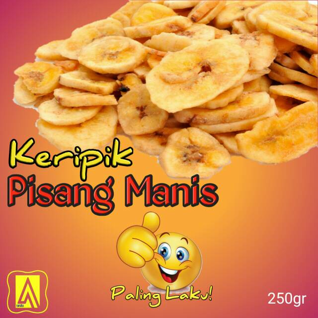 

KERIPIK PISANG MANIS CEMILAN MANIS BUAH PISANG