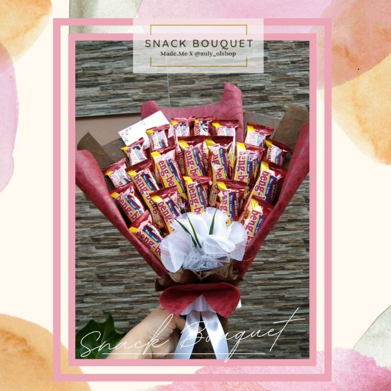 

buket snack buket cokelat beng-beng coklat buket makanan