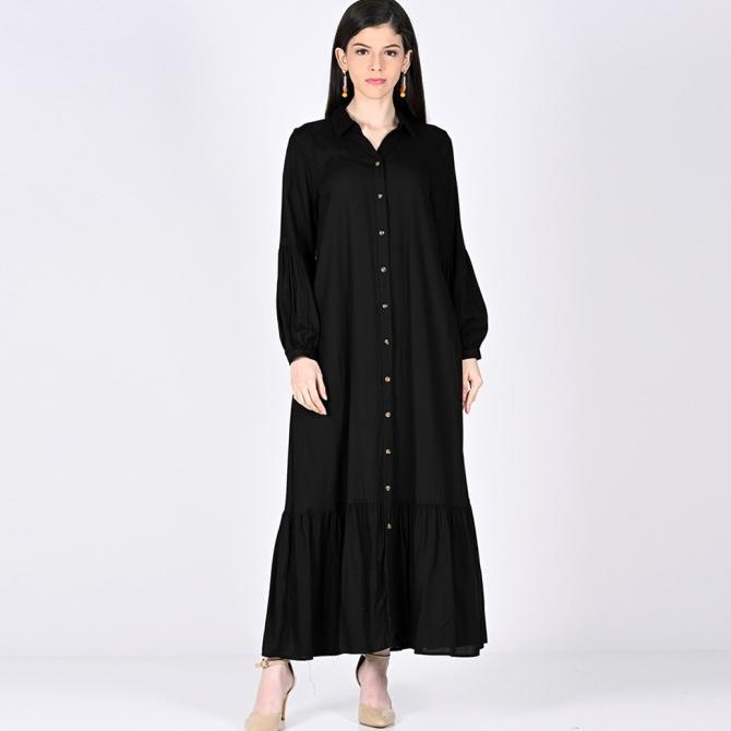 LeRosetz - Dress Wanita | Gamis Black