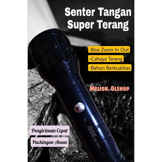 Senter Tangan Besar LED Kompas ⭐ Mrlion ⭐