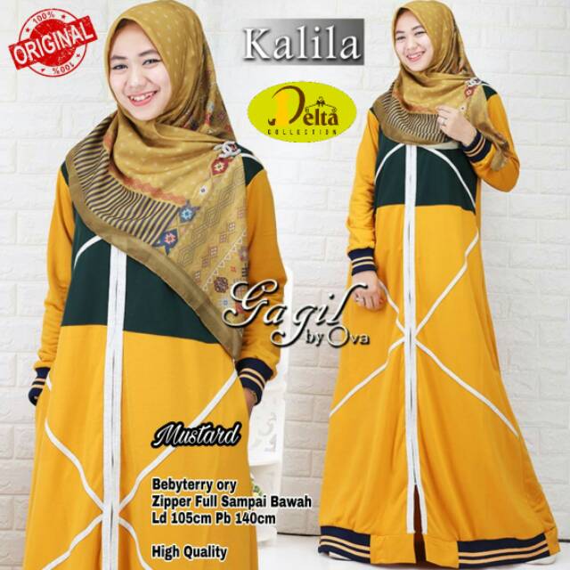 Dress gamis Kalila by Delta